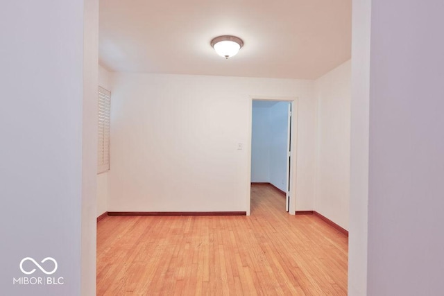 7525 Surrey Dr, Indianapolis, IN 46227 - empty room featuring light wood-style floors and baseboards