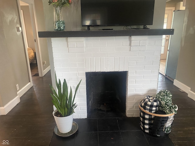 5220 Crawfordsville Rd, Speedway, IN 46224 - detailed view of baseboards and wood finished floors