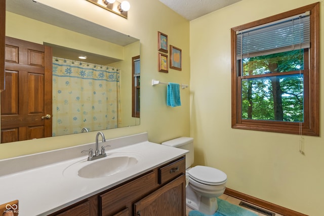 12011 Emory Dr, Indianapolis, IN 46229 - bathroom with vanity and curtained shower