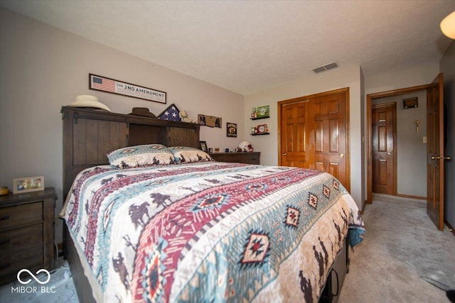 2259 Willow Lake Dr, Greenwood, IN 46143 - bedroom with carpet and a closet