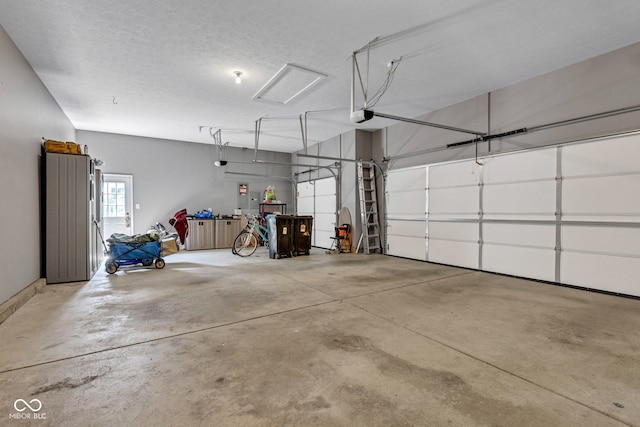 5961 Pine Bluff Dr, Avon, IN 46123 - garage with a garage door opener and electric panel