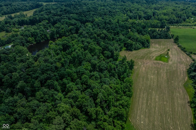 2501 Mitten Rd, Bowling Green, IN 47833 - aerial view of property's location with a heavily wooded area