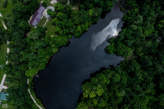 2501 Mitten Rd, Bowling Green, IN 47833 - aerial view of property and surrounding area with a large body of water