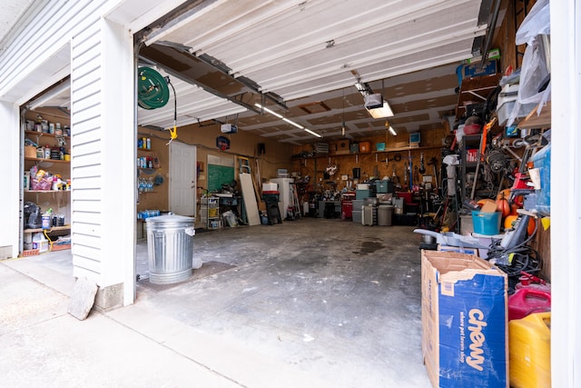 2501 Mitten Rd, Bowling Green, IN 47833 - garage with a garage door opener