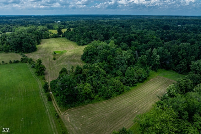 2501 Mitten Rd, Bowling Green, IN 47833 - aerial view of property and surrounding area with rural landscape