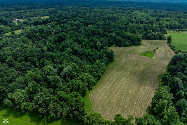 2501 Mitten Rd, Bowling Green, IN 47833 - aerial overview of property's location featuring a heavily wooded area