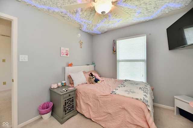 2016 Morning Light Ln, Greenwood, IN 46143 - bedroom with light colored carpet and ceiling fan