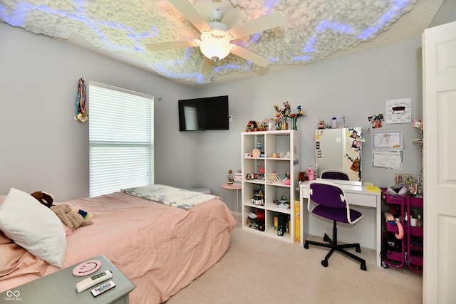 2016 Morning Light Ln, Greenwood, IN 46143 - bedroom with carpet flooring and ceiling fan