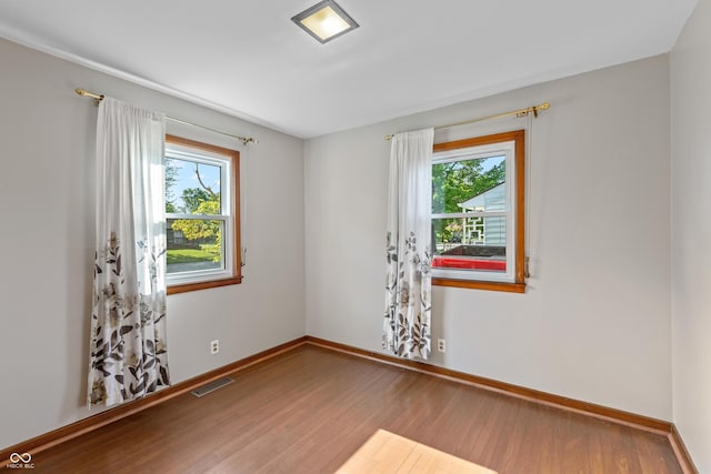 320 S Odell St, Brownsburg, IN 46112 - spare room with healthy amount of natural light and wood finished floors