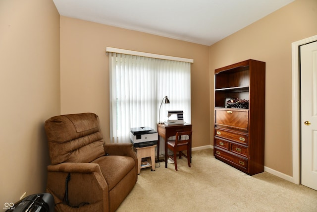 1603 Oakmere Way, Greenwood, IN 46142 - office area with light colored carpet and baseboards