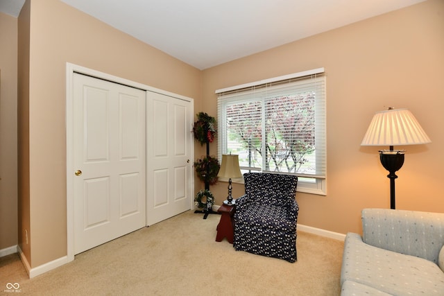 1603 Oakmere Way, Greenwood, IN 46142 - sitting room with carpet and baseboards