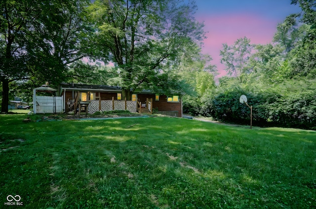 4720 Kessler View Dr, Indianapolis, IN 46220 - view of grassy yard