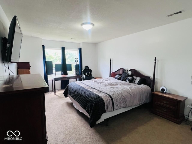 19519 Prairie Crossing Dr, Noblesville, IN 46062 - bedroom featuring light colored carpet and a desk