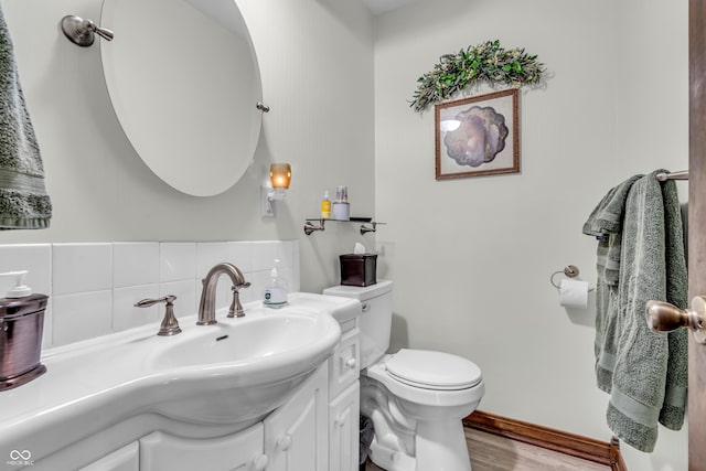2571 Stonybrook Ln, Franklin, IN 46131 - half bath with wood finished floors and vanity