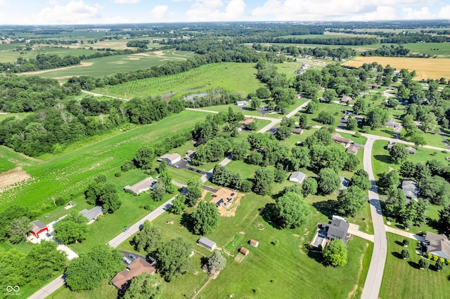 2571 Stonybrook Ln, Franklin, IN 46131 - aerial overview of property's location featuring rural landscape