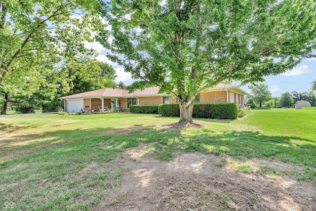2571 Stonybrook Ln, Franklin, IN 46131 - view of front of house with a front yard and brick siding