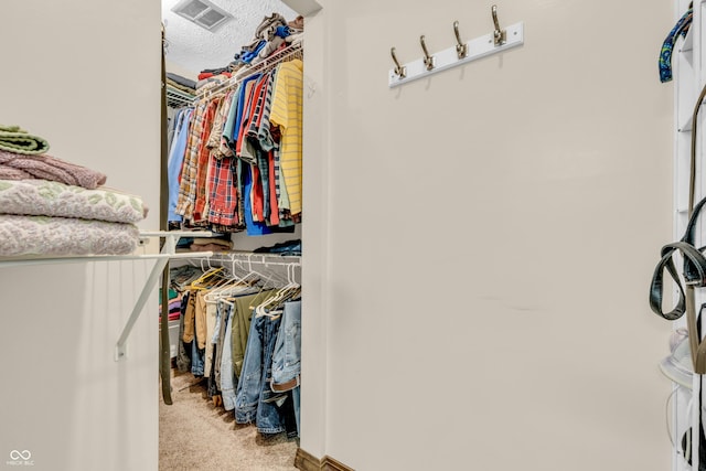 2571 Stonybrook Ln, Franklin, IN 46131 - walk in closet with carpet floors