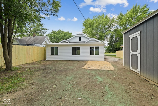 135 S Dr, Anderson, IN 46013 - back of house with a shed