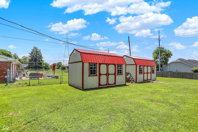 2630 Flintwood Dr, Columbus, IN 47203 - view of shed featuring a fenced backyard