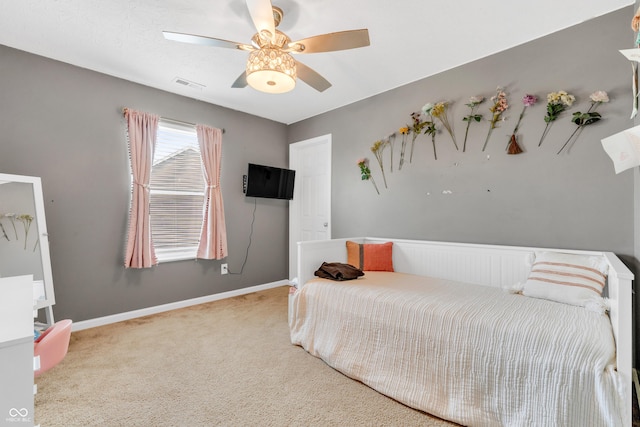 1397 Greenbriar Way, Franklin, IN 46131 - bedroom with carpet flooring and ceiling fan