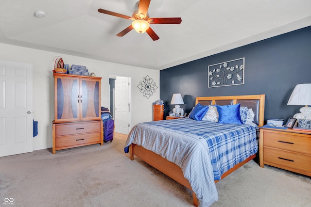 1397 Greenbriar Way, Franklin, IN 46131 - bedroom with light carpet and ceiling fan