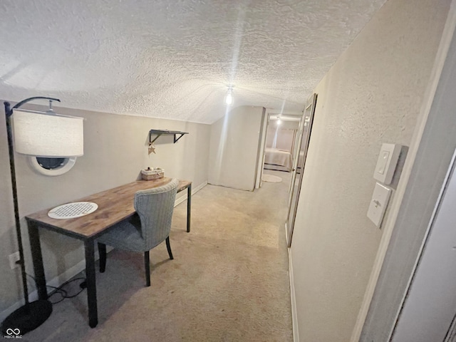 1446 W State Highway 46, Spencer, IN 47460 - office with light colored carpet and a textured ceiling