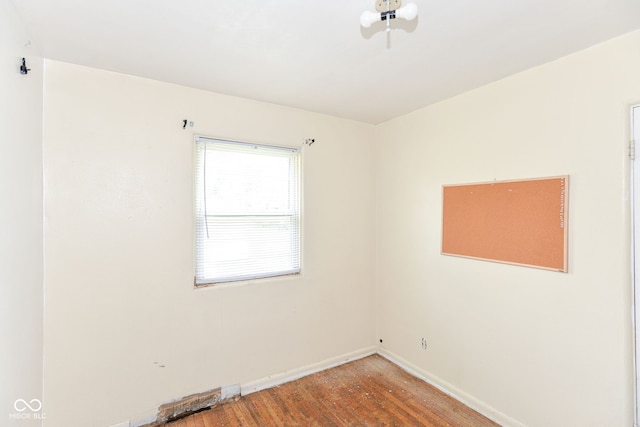 4218 N Irvington Ave, Indianapolis, IN 46226 - unfurnished room with wood finished floors and baseboards