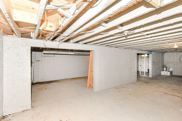 4218 N Irvington Ave, Indianapolis, IN 46226 - view of unfinished basement