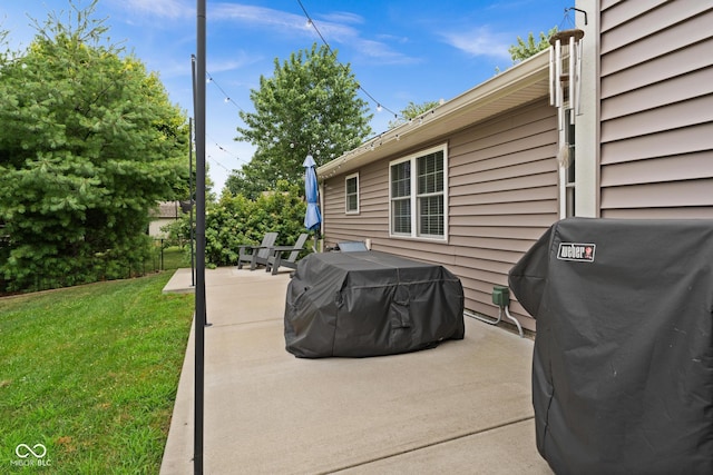 48 Lasalle Ct, Whiteland, IN 46184 - view of patio featuring grilling area