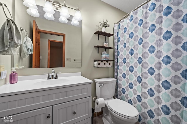 48 Lasalle Ct, Whiteland, IN 46184 - bathroom featuring vanity and curtained shower