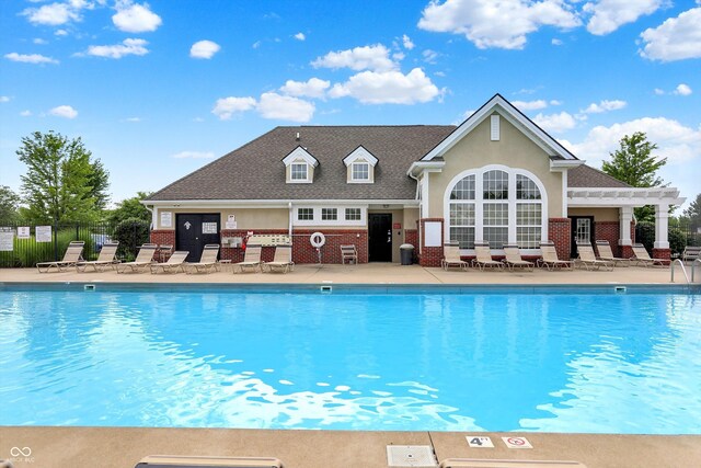 13225 Deception Pass Unit 700, Fishers, IN 46038 - community pool with a patio and a pergola