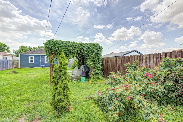 1810 Calhoun St, Indianapolis, IN 46203 - view of fenced backyard
