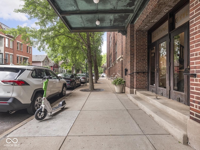 430 N Park Ave Unit 104, Indianapolis, IN 46202 - view of road featuring sidewalks and curbs