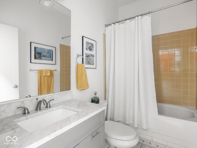 430 N Park Ave Unit 104, Indianapolis, IN 46202 - full bathroom with vanity and shower / bathtub combination with curtain