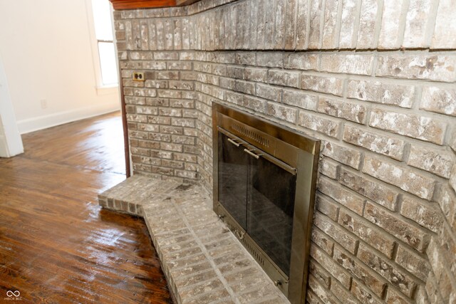 602 Valley Dr, Crawfordsville, IN 47933 - detailed view of baseboards and wood finished floors