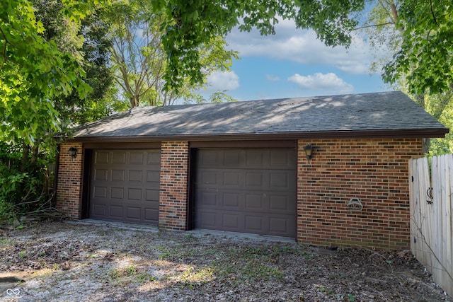 602 Valley Dr, Crawfordsville, IN 47933 - view of detached garage