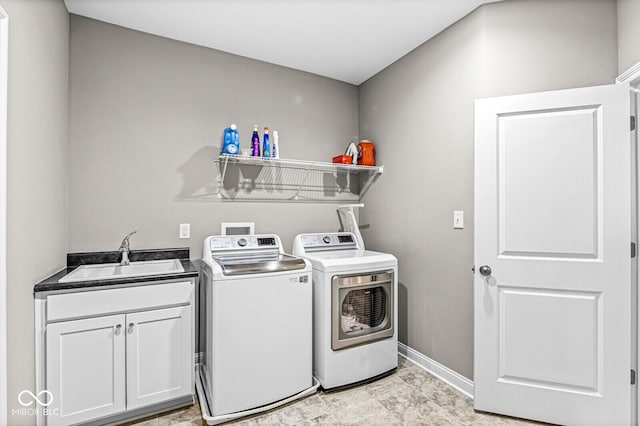 14293 Dufton Ct, Carmel, IN 46074 - washroom with washer and dryer and cabinet space