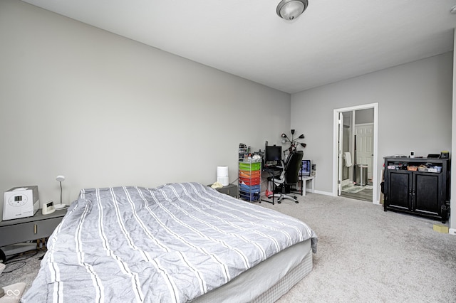 8108 Nik St, Brownsburg, IN 46112 - carpeted bedroom featuring an office area and ensuite bath
