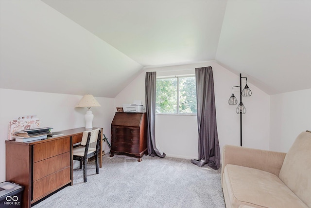47 Habig Rd, Indianapolis, IN 46217 - office featuring light carpet and vaulted ceiling