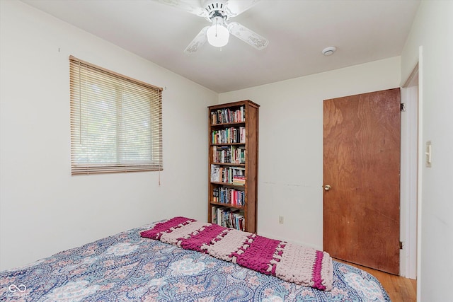 47 Habig Rd, Indianapolis, IN 46217 - bedroom featuring light wood finished floors and ceiling fan