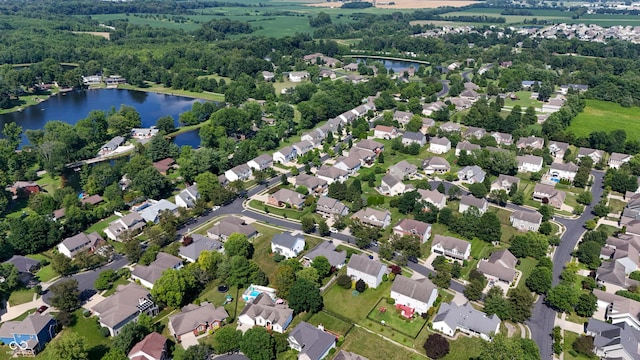 2847 Macintosh, Columbus, IN 47201 - aerial view of residential area with a nearby body of water