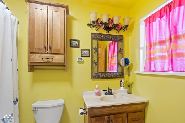 7437 Center Lake Rd, Nineveh, IN 46164 - bathroom with toilet and vanity