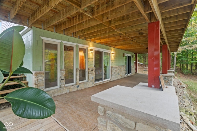 7437 Center Lake Rd, Nineveh, IN 46164 - view of patio