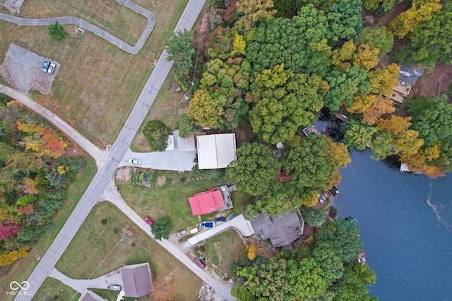 7437 Center Lake Rd, Nineveh, IN 46164 - aerial view of property's location featuring a large body of water