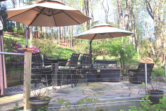 7437 Center Lake Rd, Nineveh, IN 46164 - view of patio
