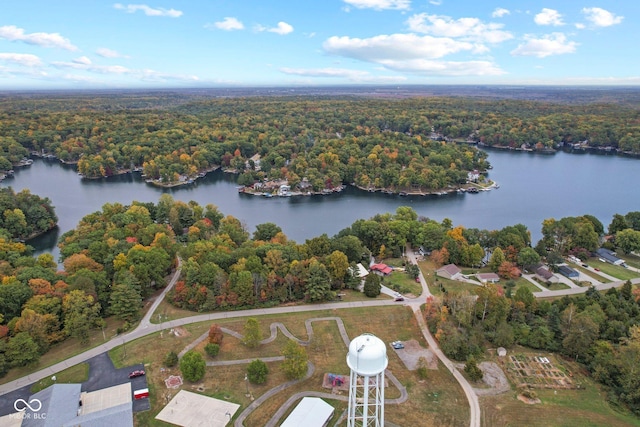 7437 Center Lake Rd, Nineveh, IN 46164 - aerial view of property's location with a large body of water