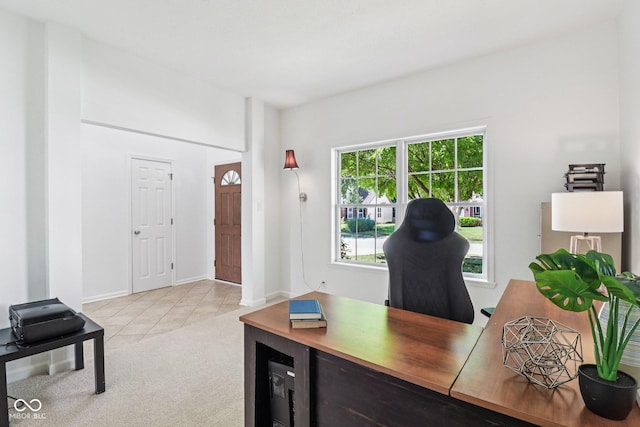10792 Sawgrass Dr, Fishers, IN 46037 - office space featuring light tile patterned flooring and light colored carpet