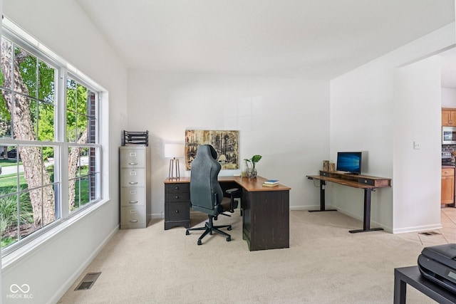 10792 Sawgrass Dr, Fishers, IN 46037 - office featuring light carpet and baseboards