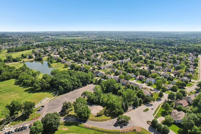 10792 Sawgrass Dr, Fishers, IN 46037 - aerial view of residential area featuring a large body of water