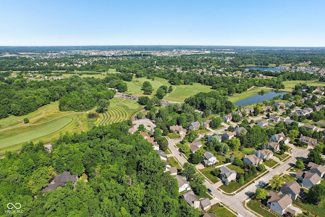 10792 Sawgrass Dr, Fishers, IN 46037 - aerial view of property's location featuring a nearby body of water and nearby suburban area